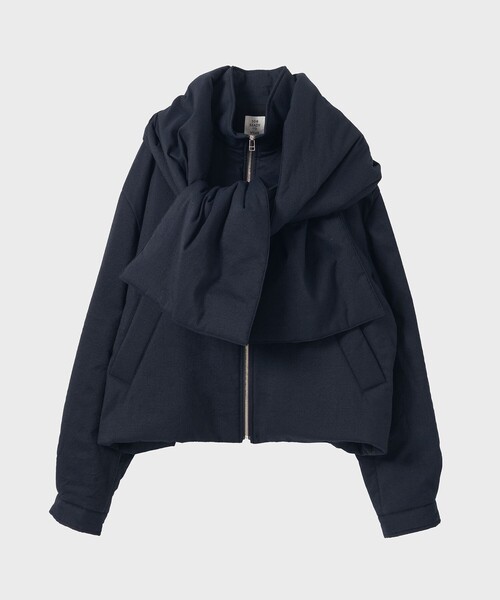 SOE | 【soe/ソーイ】Padded Short Jacket with Scarf - Buyee, an