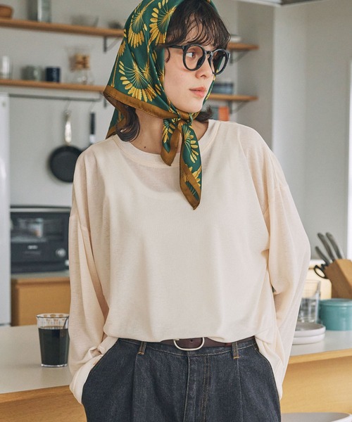 トップス mmm MONO-MART LADY'S | オーバーサイズ スラブ シアートップス