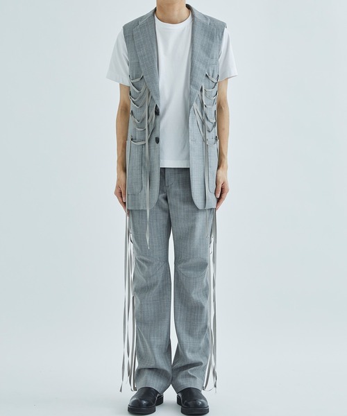 MASU | 【MASU/エムエーエスユー】BONE TAILORED VEST - Buyee, an 
