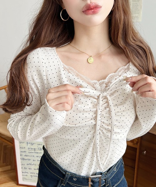 ELENDEEK | アシンメトリーヘムロングスリーブカットソー - Buyee, an