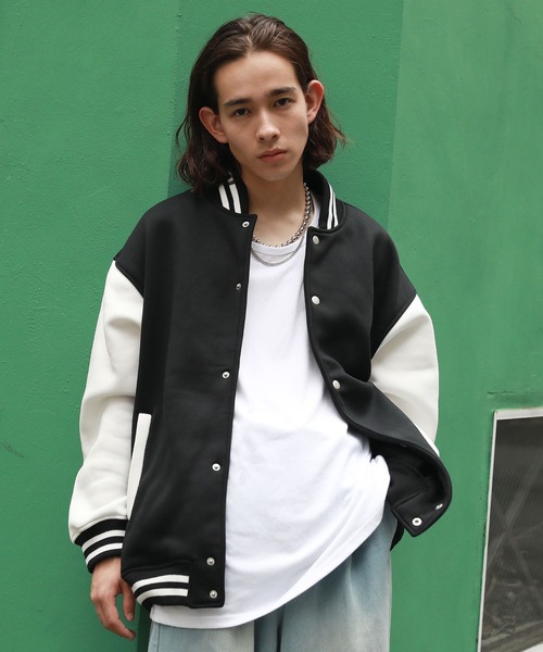 MSG | オーバーサイズ ヘヴィーウエイトスウェットスタジャン