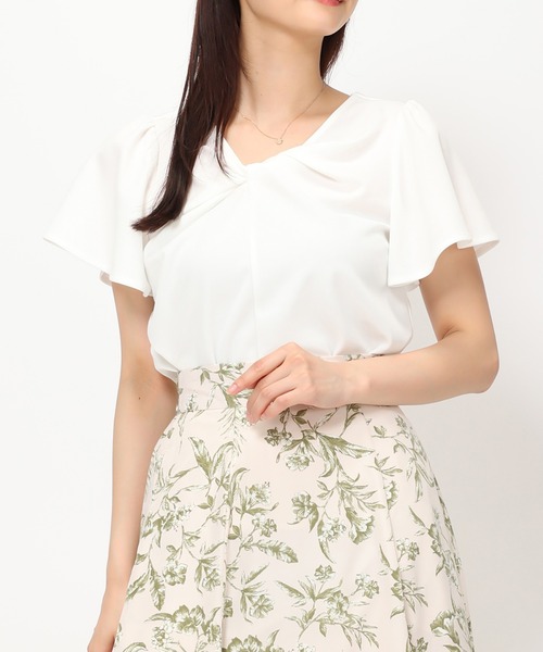 MISCH MASCH | □2024春夏新作□ねじり2WAYカットブラウス