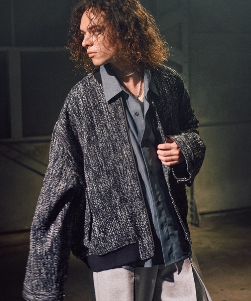 Casper John ブークレショートモッズコート ブラウンCASPER JOHN