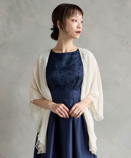 AIMER | シフォン×レース リバーシブルストール - Buyee, an