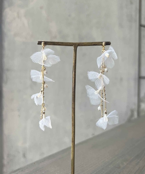 m.soeur パールとかすみ草のイヤーカフ＊ CATEGORY イヤカフ | La Soeur