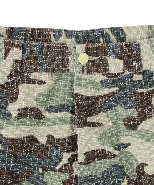 WHITELAND | WHITELAND/ホワイトランド/CAMO DOUBLE KNEE SHORT PANTS