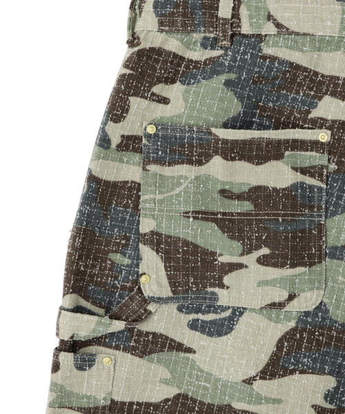 WHITELAND | WHITELAND/ホワイトランド/CAMO DOUBLE KNEE SHORT PANTS