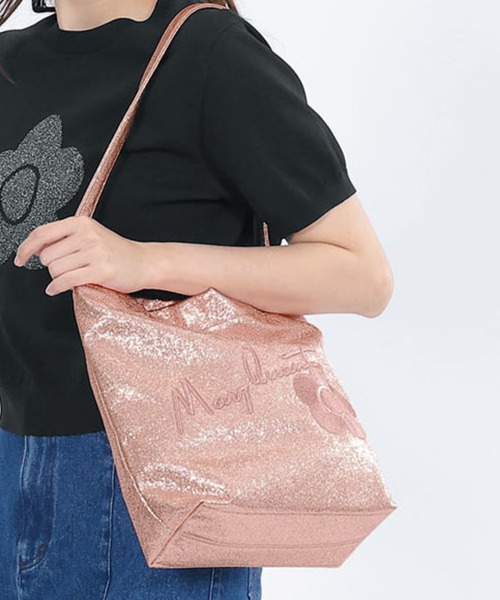 MARY QUANT | メタリックワンハンドル トート - Buyee, an Online
