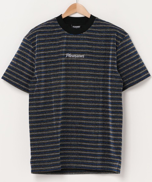 Tシャツ/DISTURBED GLITTER STRIPE 