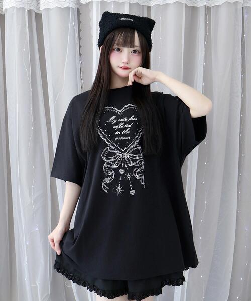 Whinny プリプリフラワーワンピ ブラック プリプリフラワーワンピ[品番