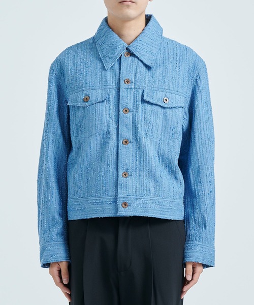 SOSHIOTSUKI/ソウシオオツキ」TIRE DENIM JACKET SOSHIOTSUKI/ソウシオオツキ】TIRE DENIM JACKET（デニム