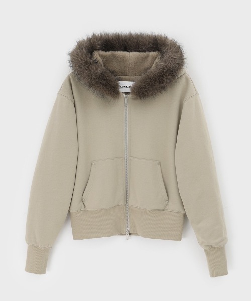 BLACKUP | [MADE] エクシブファーフードジップアップ - Buyee, an