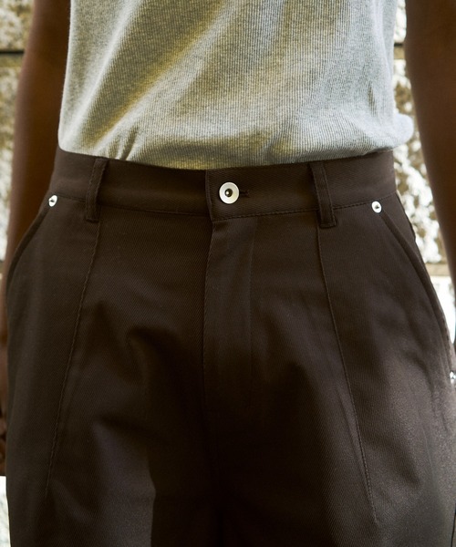 CAMPHOR WOOD | super wide baggy polyester slacks / スーパーワイド