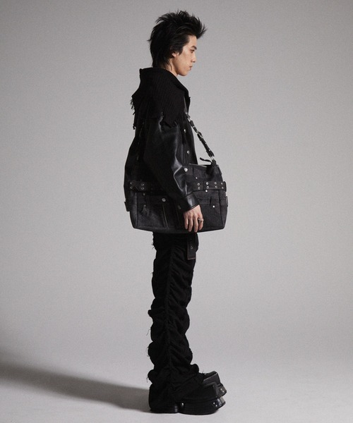 GRANCY | 【GRANCY】Crazy layered denim pants design shoulder bag