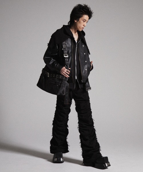 GRANCY | 【GRANCY】Crazy layered denim pants design shoulder bag