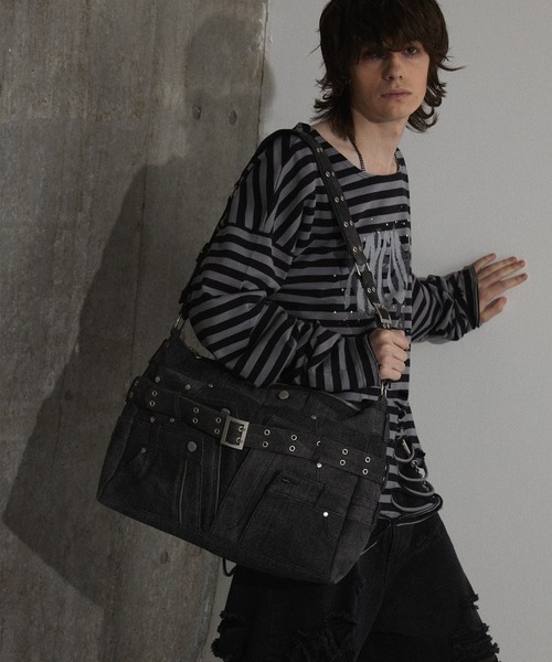 GRANCY | 【GRANCY】Crazy layered denim pants design shoulder bag