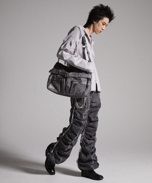 GRANCY | 【GRANCY】Crazy layered denim pants design shoulder bag