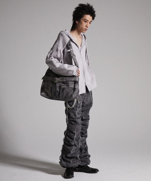GRANCY | 【GRANCY】Crazy layered denim pants design shoulder bag