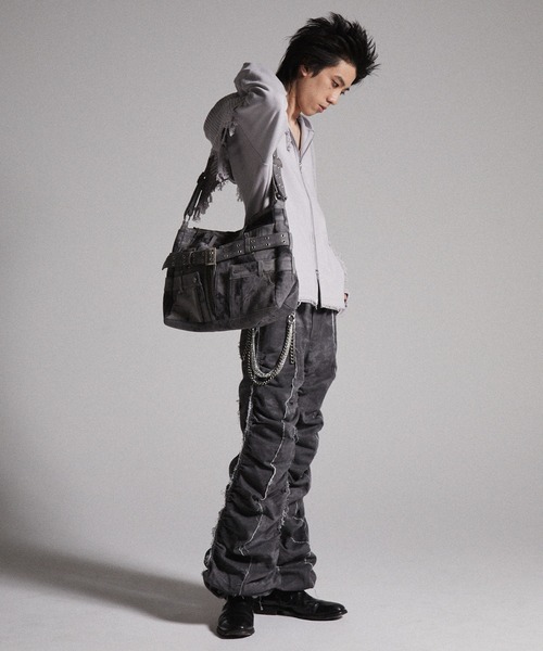 GRANCY | 【GRANCY】Crazy layered denim pants design shoulder bag