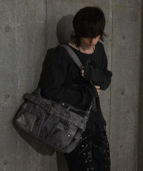GRANCY | 【GRANCY】Crazy layered denim pants design shoulder bag