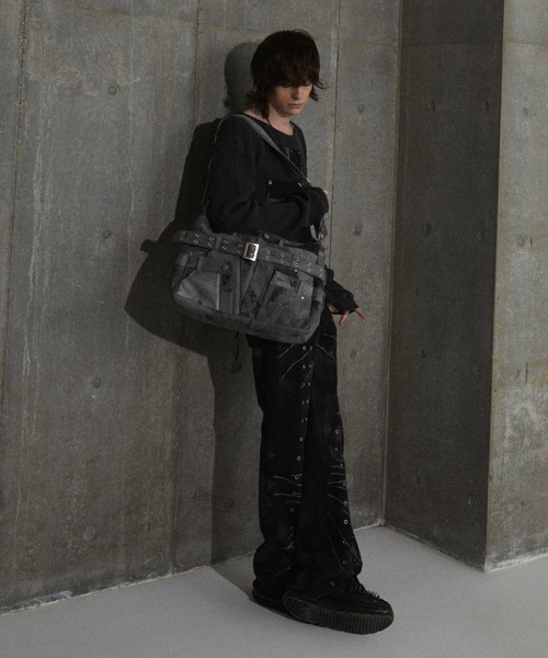 GRANCY | 【GRANCY】Crazy layered denim pants design shoulder bag