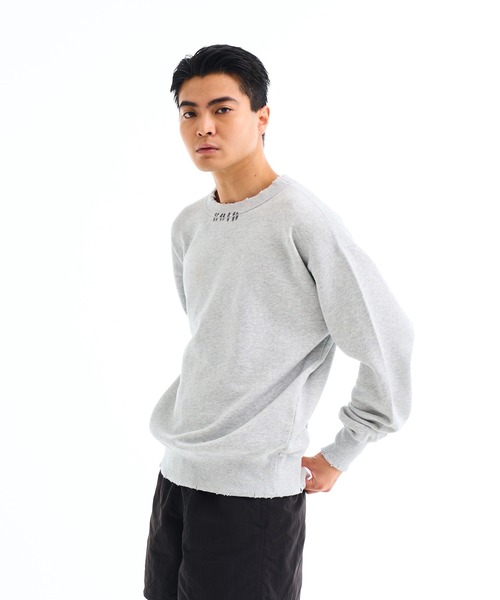 THE BOLDMAN | Stencil Sweat / ステンシルスウェット - Buyee
