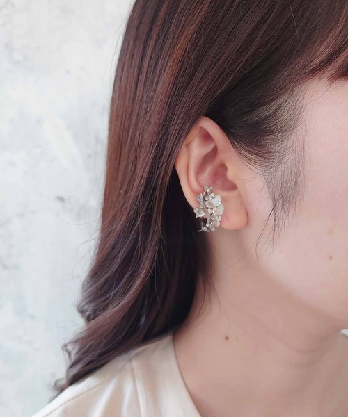 M.SOEUR | ヤマイモヅルのイヤーカフ＊silver - Buyee, an Online 