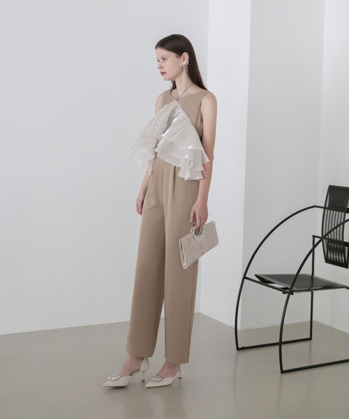 LEJA | 【LEJA】3wayティアードフリルオールインワンパンツドレス 2点