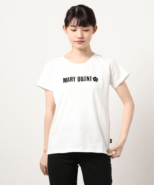 Mary Quant フクレロゴプリント Tシャツ Buyee日本代购服务 于zozotown购物 Bot Online