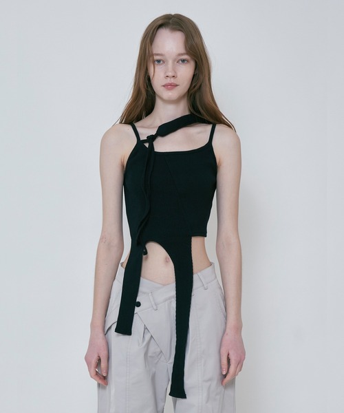VIAVANDA | V Cut rib half pants - Buyee, an Online Proxy