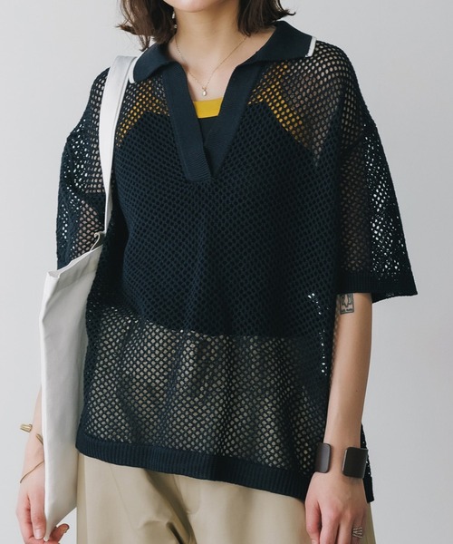 tシャツ ADAWAS/アダワス SHEER CASHMERE TOP シアーカシミヤトップ レディース ADAWAS tシャツ ADAWAS/アダワス SHEER CASHMERE TOP シアー