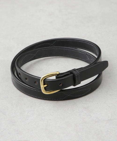 TORY LEATHER | 【TORY LEATHER】PLAIN BELTS WITH SQUARE TYPE BUCKLE