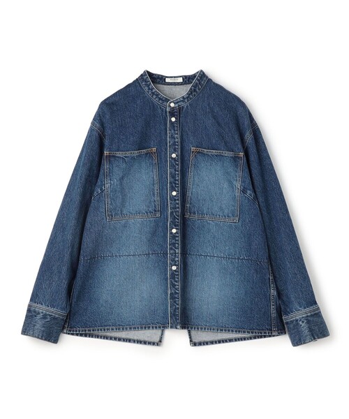 MACPHEE デニムジャケット 青 ジッパー付き MACPHEE デニムジャケット