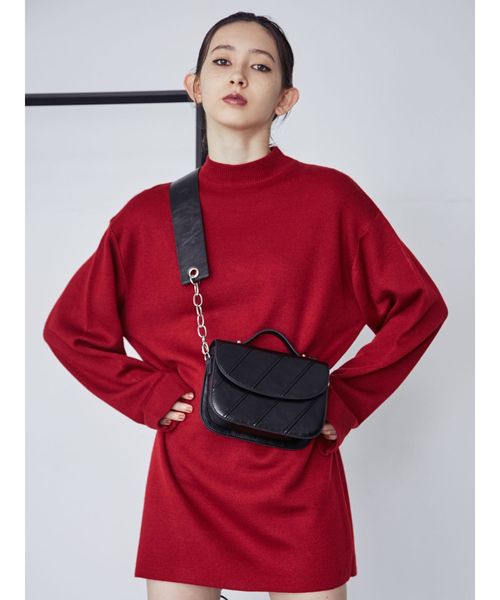 Emoda バルキーハイネックニットワンピース Buyee Layanan Belanja Online Belanja Di Zozotown