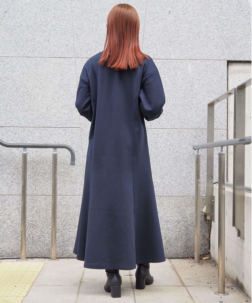 with CHANMOMO 黒 ハーフジップ ワンピース with CHANMOMO 黒 ハーフジップ ワンピース with CHANMOMO 黒