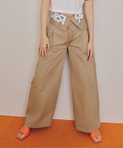 LILY BROWN | 【LILYBROWN Dickies】874ハイウエストチノパンツ 
