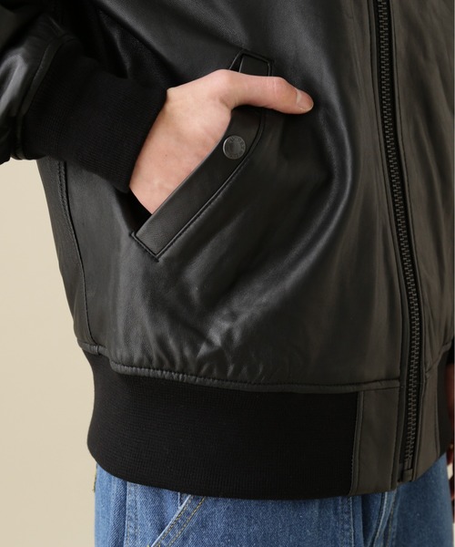 AVIREX | 【WEB＆DEPOT限定】LEATHER TYPE MA-1 LINING PIN UP