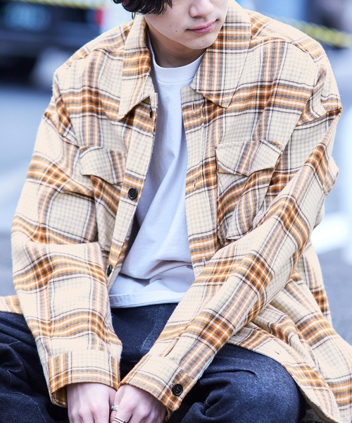 MONO-MART | オーバーサイズCPO シャツジャケット ワークシャツ/シャツ