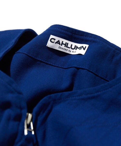 CAHLUMN カウラム ブラッシュド ポプリン ベースボールシャツ CAHLUMN/カウラム Brushed Poplin Baseball Shirt/ブラッシュド