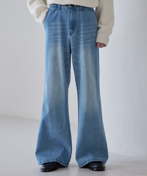 LUENNA | 【LUENNA】Semi-flare Denim Pants / セミフレアデニムパンツ