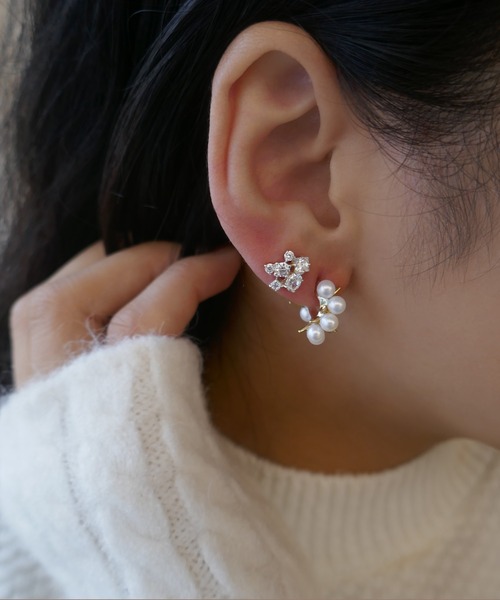 E.M. | SILVER925パールスタッズピアス/レディース/メンズ/ギフト