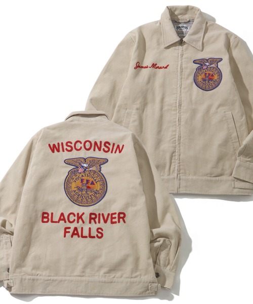HOUSTON | 【HOUSTON/ヒューストン】CORDUROY EMBROIDERY JACKET (FFA