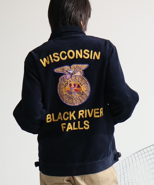 HOUSTON | 【HOUSTON/ヒューストン】CORDUROY EMBROIDERY JACKET (FFA