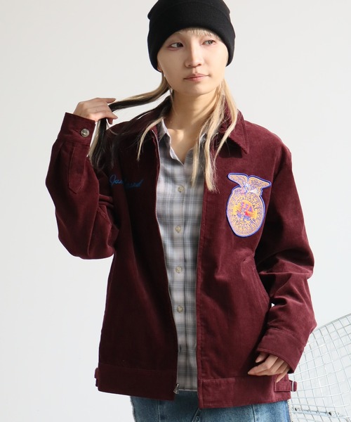 HOUSTON | 【HOUSTON/ヒューストン】CORDUROY EMBROIDERY JACKET (FFA