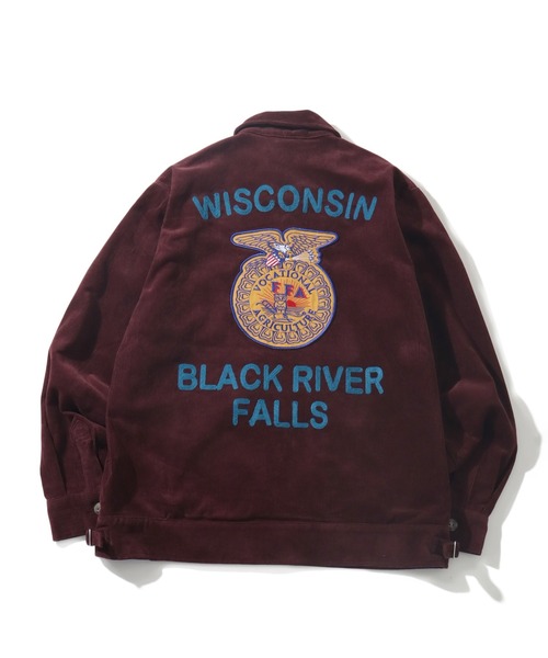 HOUSTON | 【HOUSTON/ヒューストン】CORDUROY EMBROIDERY JACKET (FFA