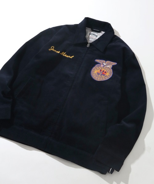 HOUSTON | 【HOUSTON/ヒューストン】CORDUROY EMBROIDERY JACKET (FFA
