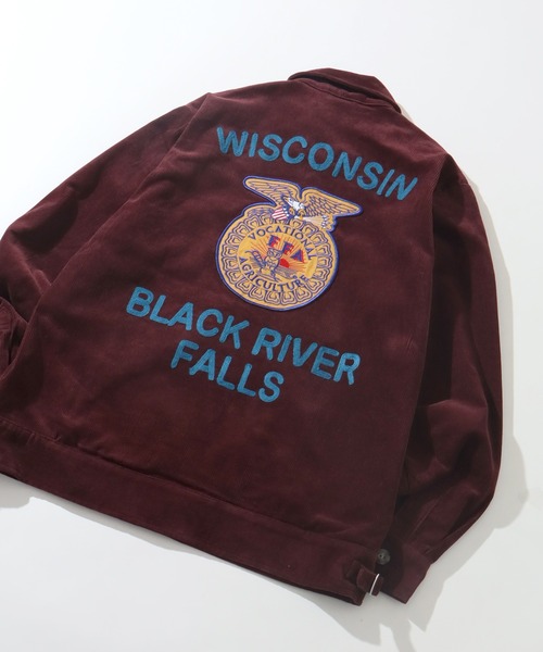 HOUSTON | 【HOUSTON/ヒューストン】CORDUROY EMBROIDERY JACKET (FFA
