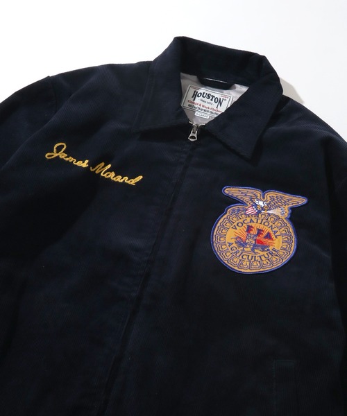 HOUSTON | 【HOUSTON/ヒューストン】CORDUROY EMBROIDERY JACKET (FFA