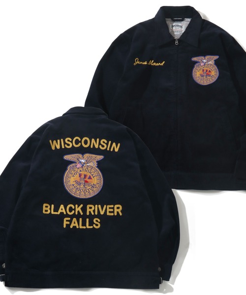 HOUSTON | 【HOUSTON/ヒューストン】CORDUROY EMBROIDERY JACKET (FFA