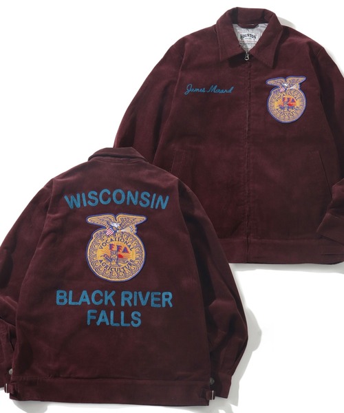 HOUSTON | 【HOUSTON/ヒューストン】CORDUROY EMBROIDERY JACKET (FFA